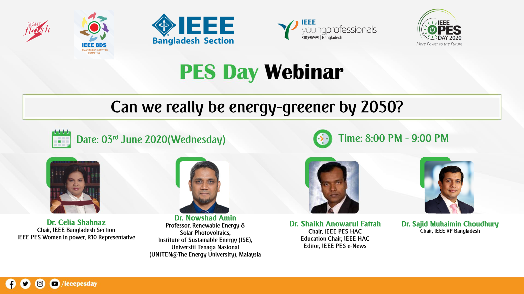 PES Day Seminar Can We Really Be EnergyGreener by 2050? IEEE