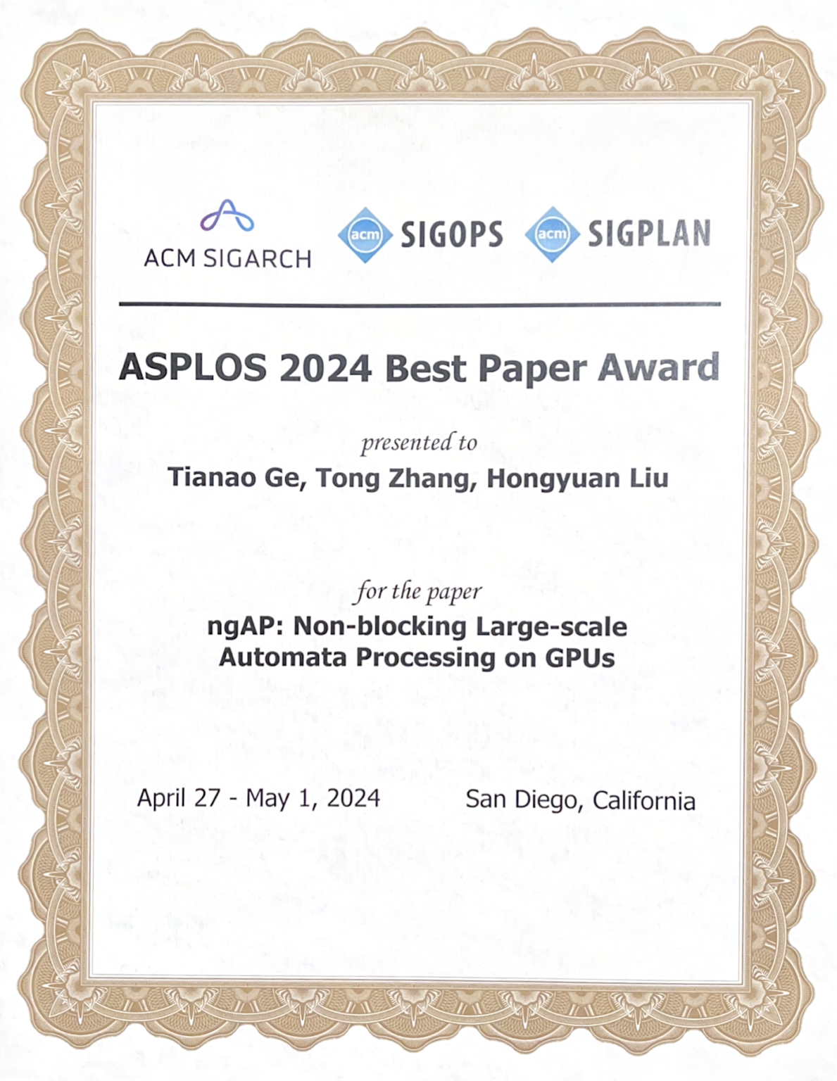 Asplos 2024 Best Papers Pdf Dinny Nanine