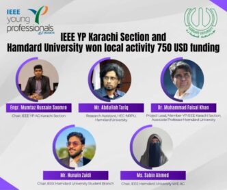 IEEE YP Local Activity – won and hosted at Hamdard University