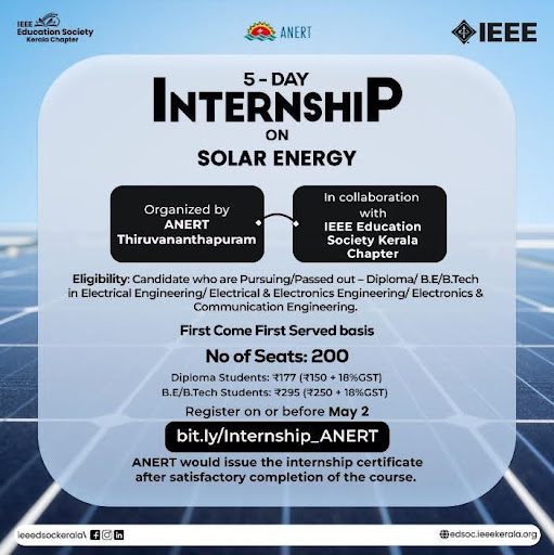Internship on Solar Energy
