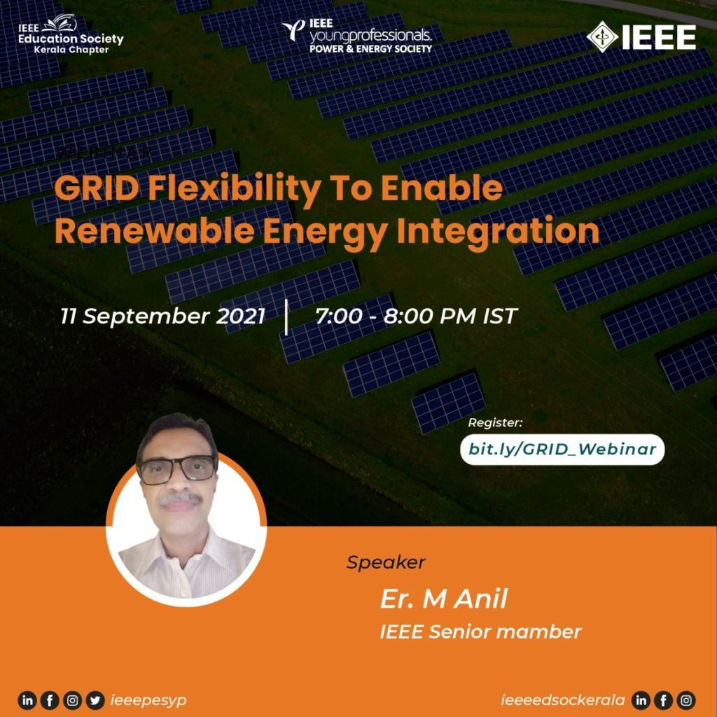 Webinar on ‘Grid Flexibility to Enable Renewable Energy Integration’