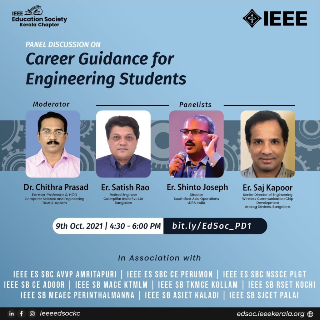 Panel Discussion on the topic ‘Career Guidance for Engineering Students’