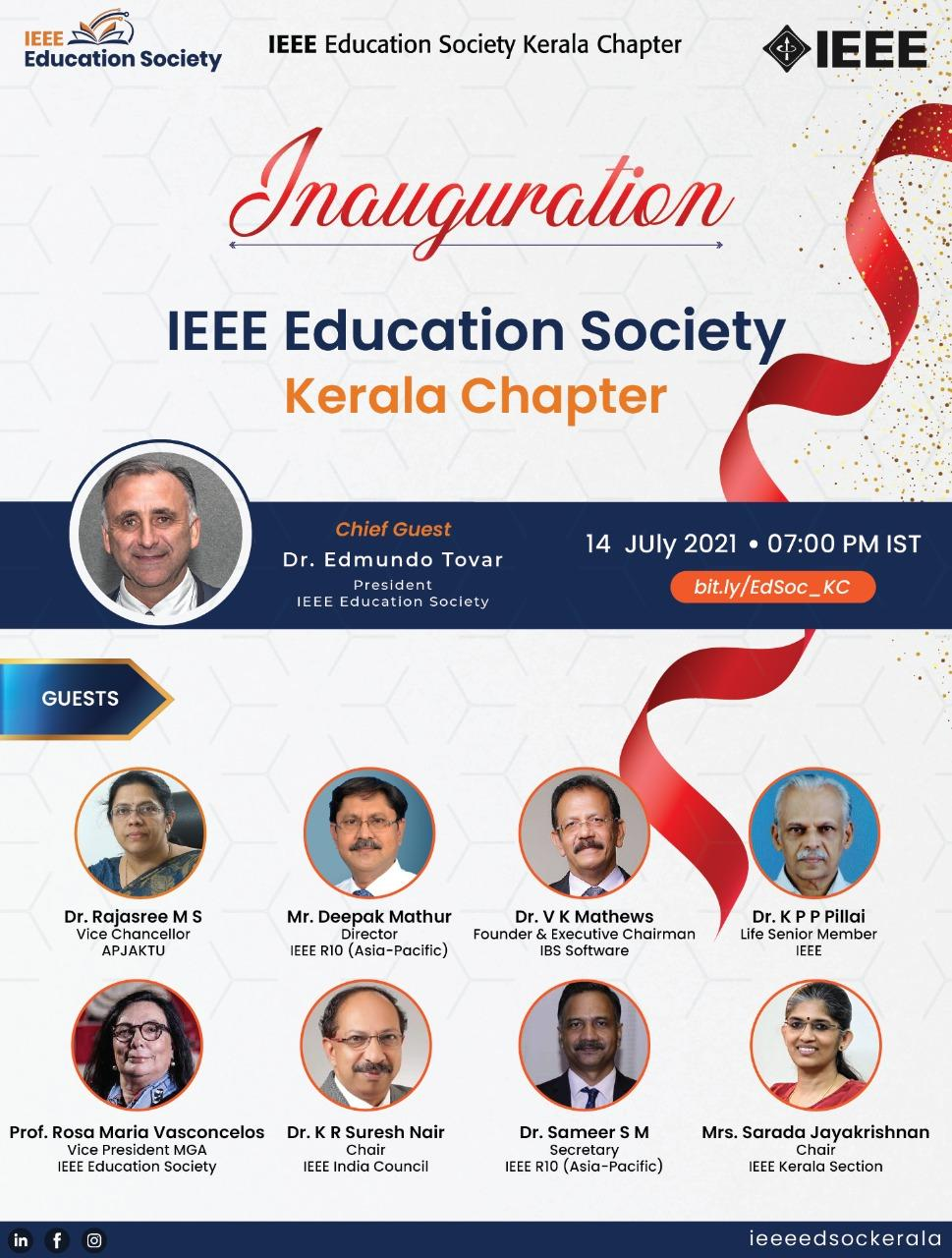 Inauguration - IEEE Education Society Kerala Chapter