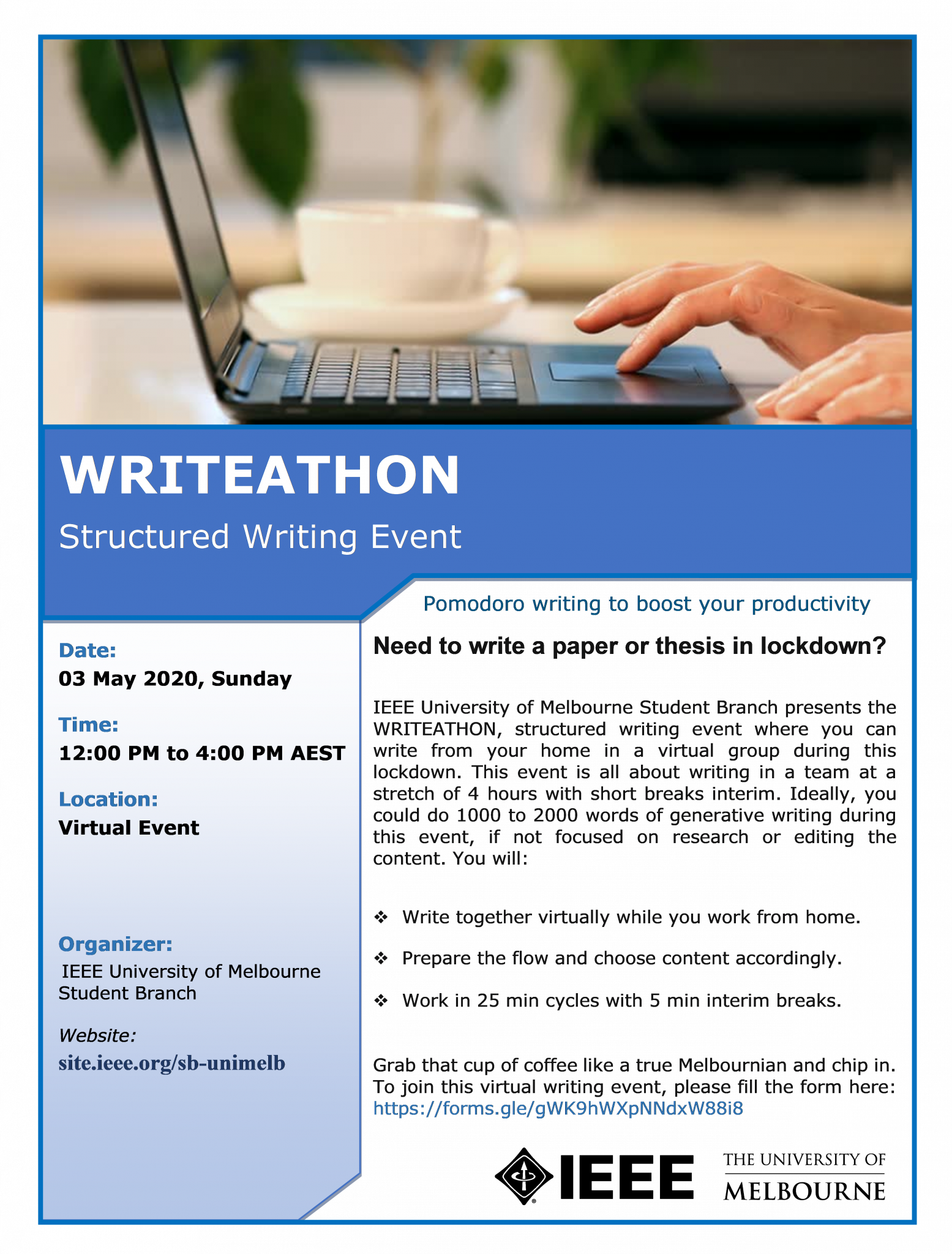WRITEATHON – IEEE VICTORIAN SECTION